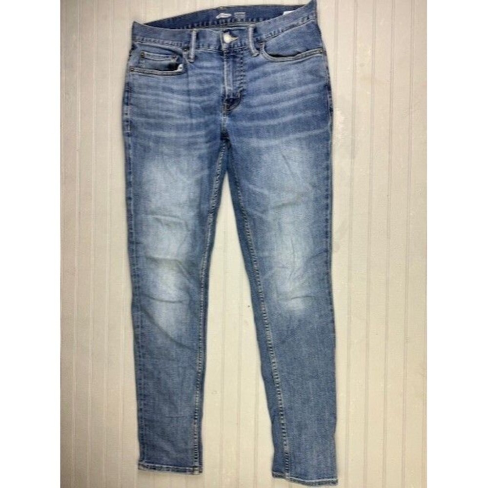 Old Navy Size 31x32 Mens Jeans (Actual Inseam 32) Built In Flex Skinny Med Wash